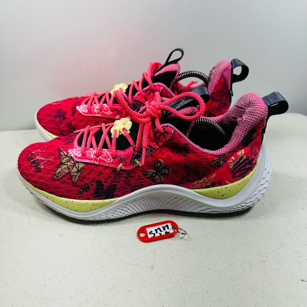 Under Armour Curry Flow 10 Pink Unicorn & Butterfly Girl Dad M 10,5 / W 12